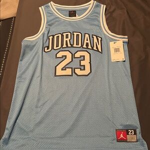 Jordan Sky Blue Basketball Jersey